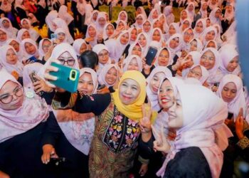 Perempuan muda NU yang tergabung dalam Aliansi Melati Putih NU se-Jatim siap menangkan Khofifah-Emil