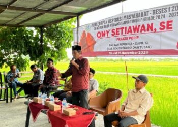 Reses, Ony Setiawan dorong pengelolahan ternak melalui Koperasi serta perbanyak pembuatan embung dan bor air atasi kekeringan di Bojonegoro