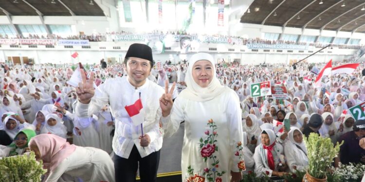 Gelar doa bersama sambut kemenangan, puluhan ribu masyarakat siap kawal suara Khofifah-Emil di Pilgub Jatim 2024
