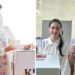 Khofifah gunakan hak pilihnya di TPS 19 SDN Margorejo, Emil di TPS 015 Margorejo Indah