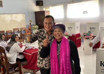 Gunakan hak pilihnya di kampung halaman Jombang, Cagub no urut 1 Luluk: Jiwa Raga, Mental Saya Hadir di Jatim