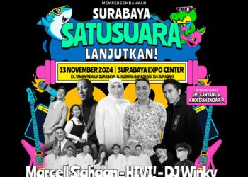 Gerindra Surabaya gelar konser kampanyekan Khofifah-Emil dan Eri-Armuji