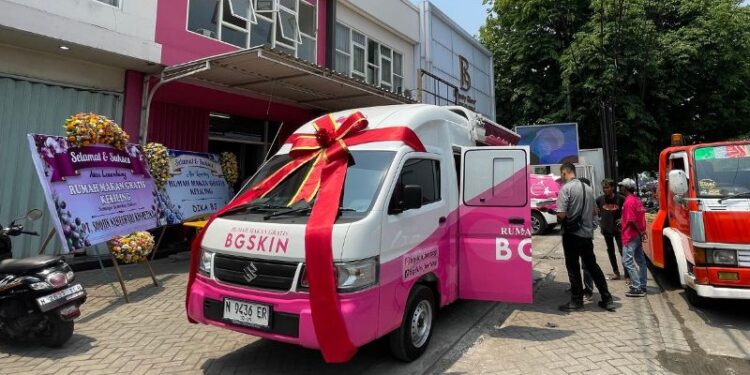 Komunitas BGSKIN Berbagi Luncurkan Rumah Makan Gratis Keliling