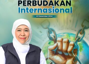 Hari Penghapusan Perbudakan Internasional, Khofifah ajak seluruh pihak bersinergi cegah Human Trafficking