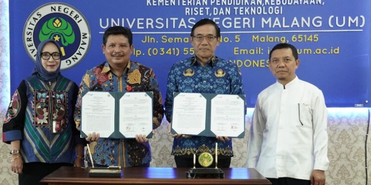 Majukan dunia pendidikan, Bank Jatim dan Universitas Negeri Malang lakukan MoU