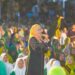 Didepan 20 ribu lebih jama’ah Khotmil Quran dan gebyar sholawat di Siak Riau, Khofifah ajak masyarakat guyub rukun untuk modal membangun bangsa