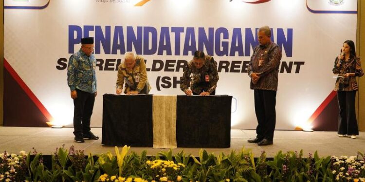 Tanda tangani SHA, Bank Sultra resmi jadi bank ke lima yang berKUB dengan Bank Jatim