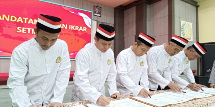 Lima Napiter Lapas Surabaya ikrar setia NKRI