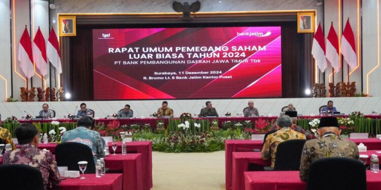 Gelar RUPSLB 2024, Bank Jatim semakin memperkuat KUB dan lakukan perubahan nomenklatur Direksi