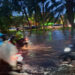 Air sungai meluap, Jl. Raya Jemursari dikepung banjir