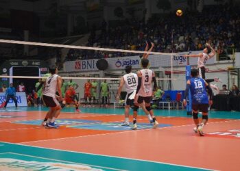 Lanjutan Liga PLN Mobile Proliga 2025, Lavani berhasil kalahkan Samator 3-0 di GOR Tri Dharma Gresik