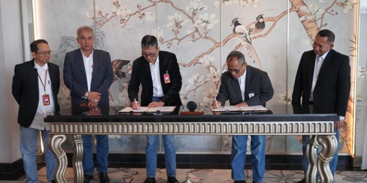 Tindak lanjut SHA, Bank Jatim tanda tangani PKS dengan Bank NTB Syariah