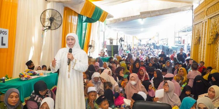 Hadiri Haul Akbar Sulthonul Auliya di Bangil, Khofifah: Keteladanan Syekh Abdul Qodir Al Jailani R.A. Jadi referensi program MBG