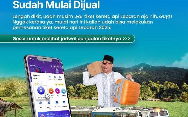 KAI Daop 8 Surabaya Buka Pemesanan Tiket Lebaran 2025, Simak Jadwal dan Tips Agar Tidak Kehabisan