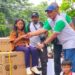 Momen Haru  Penerima Hadiah ‘Jalan Sehat Bersama Wartawan’ PWI Jatim
