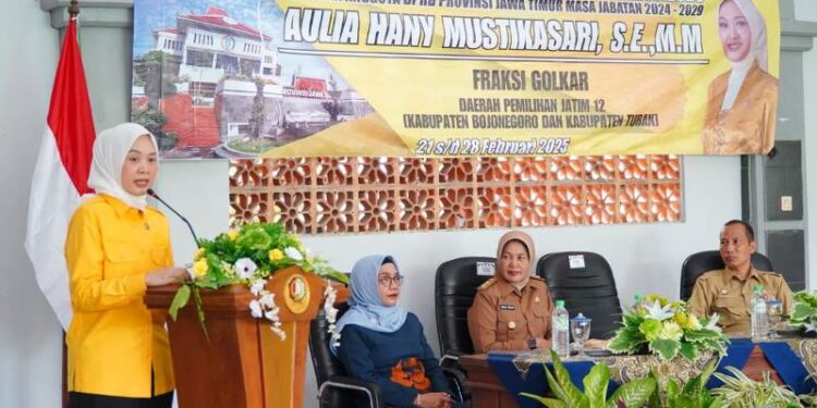 Reses bersama Kepala Bakorwil, Ketua PKK dan Wabub Bojonegoro, Aulia sapa dan edukasi kesehatan ibu dan anak cegah stunting