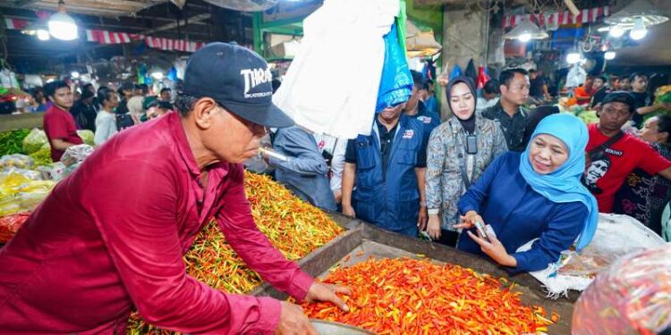 Stok bahan pokok aman jelang Ramadan, Khofifah himbau masyarakat tidak panik dan belanja berlebihan