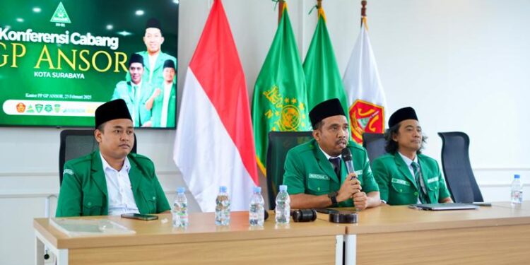 Ahnaf Al Ashbahani terpilih aklamasi menjadi ketua Ansor Surabaya