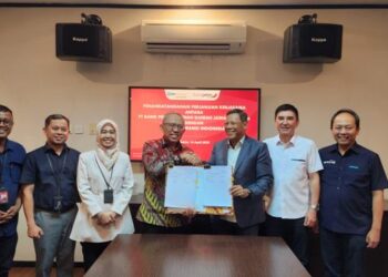 Perkuat Bisnis dan Layanan, Bank Jatim Jalin Sinergitas dengan BRINS