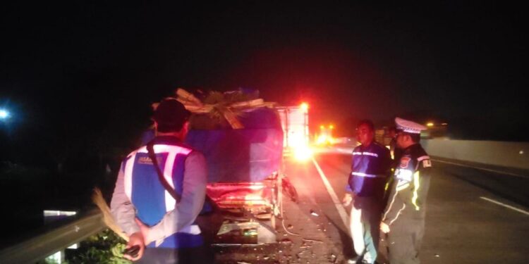 Lagi, Laka maut di Tol Gempol Pasuruan: Pengemudi pickup angkut pisang meninggal dunia