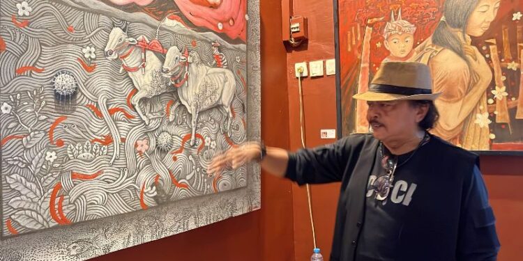 Angkat Kearifan Budaya, Khusnul Bahri gelar pameran tunggal bertajuk Contemporary Ethnic di Galeri Merah Putih