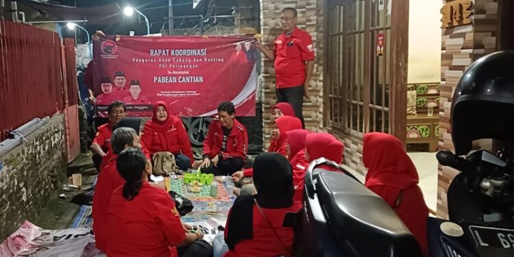 PAC PDIP Pabean Cantikan dorong laju organisasi lewat penguatan struktur organisasi