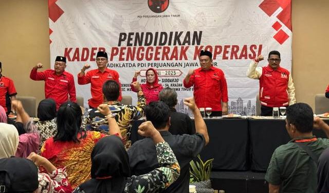 Dorong Koperasi sebagai Pilar Ekonomi Kerakyatan, DPD PDIP Jatim Siap Cetak 3.500 Kader Koperasi