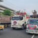 Ratusan truk tutup jalan Pahlawan tolak kebijakan ODOL