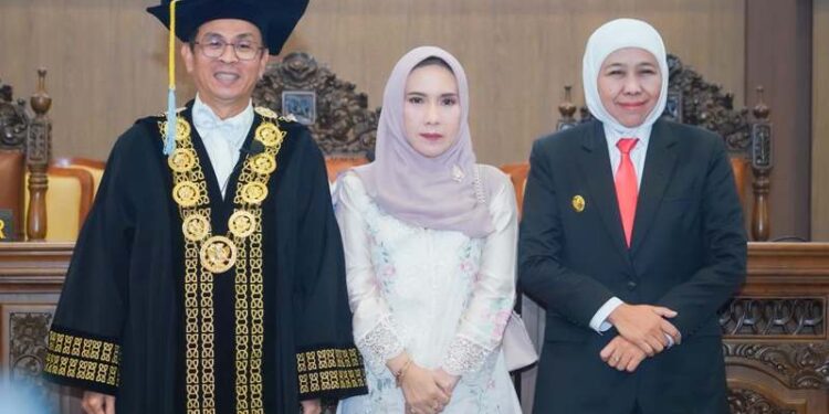 Prof. Muhammad Madyan resmi Rektor Unair 2025-2030, Gubernur Khofifah: Optimis Unair akan menjadi Kampus berdampak Global