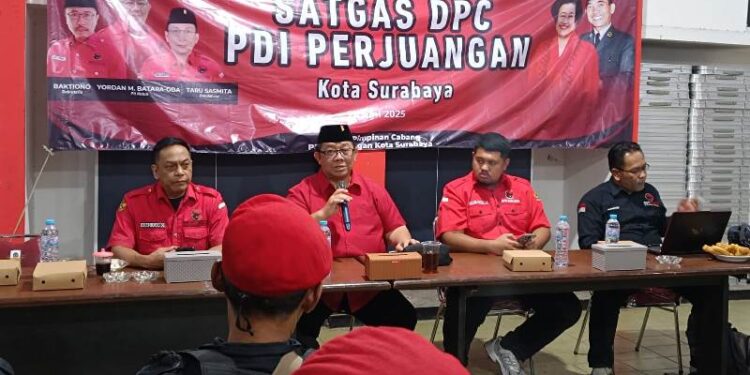 Satgas PDIP Surabaya gelar konsolidasi amankan kebijakan partai
