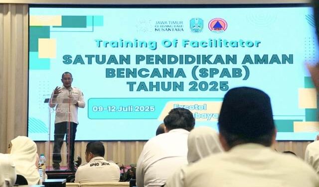 Percepatan sekolah tangguh bencana, BPBD Jatim kembali gelar ToF SPAB 2025