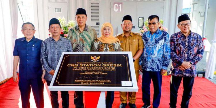 Resmikan CNG station Gresik, Gubernur Khofifah optimis Jawa Timur bergerak wujudkan Green Economy