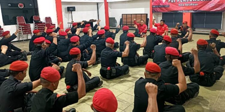 Satgas PDIP Surabaya gelar Apel Pembinaan, Perkuat Tupoksi: Jaga marwah dan kehormatan partai