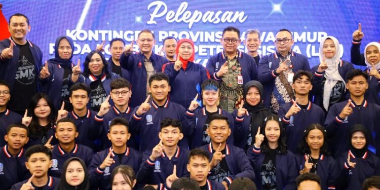Iringi langkah Juang Siswa SMK Jatim, Gubernur Khofifah optimis Jawa Timur hattrick Juara Umum LKS Dikmen Tingkat Nasional 2025
