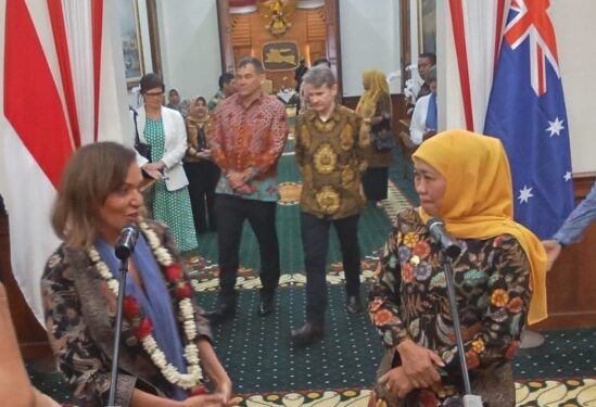 Gubernur Khofifah terima Menteri Australia bahas kolaborasi Energi, Pangan, Koperasi dan Peternakan