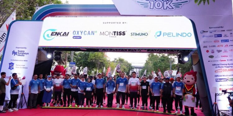 Sukses! Lebih dari 3.000 Pelari Meriahkan Bank Jatim JConnect Run Soerabaja 10K