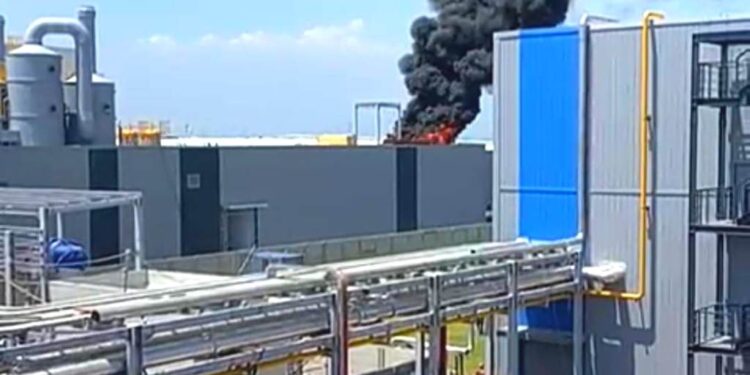 Kebakaran proyek pabrik KT&G PIER cepat tertangani, tak ada korban jiwa