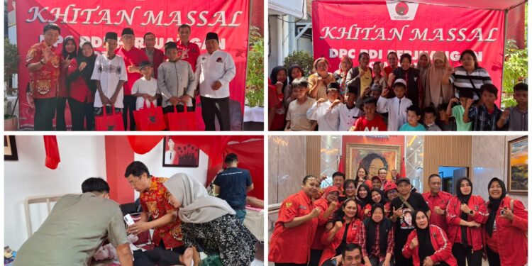 PDIP Surabaya gelar khitan massal, Risma: Bukti nyata kerja kerakyatan