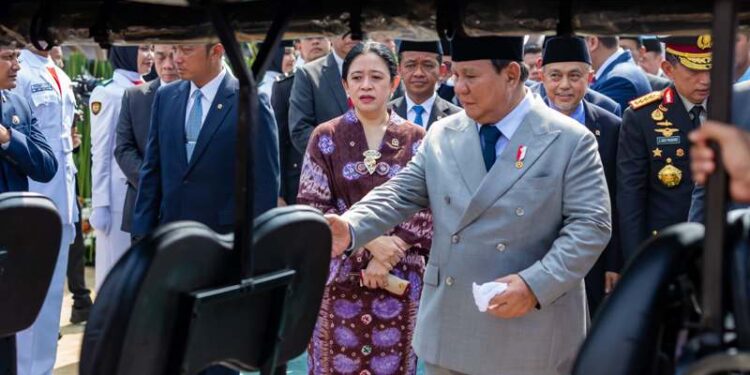 Puan pimpin pembacaan ikrar peringatan Hari Kesaktian Pancasila di Lubang Buaya