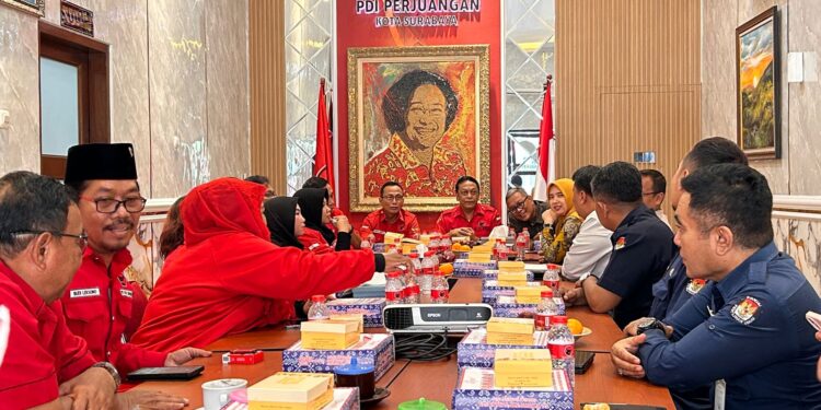 PDIP sambut baik audiensi KPU Surabaya untuk penguatan komunikasi politik
