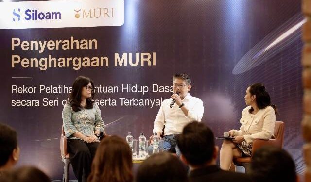 Ribuan warga ikut pelatihan selamatkan nyawa, Siloam pecahkan rekor MURI