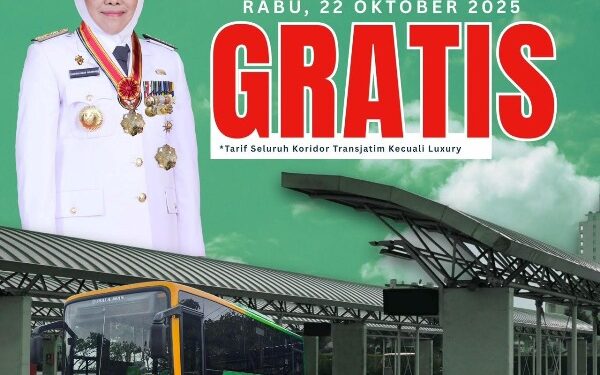 Gratiskan Trans Jatim di Hari santri, Gubernur sebut apresiasi untuk masyarakat dan dorong transportasi publik yang aman nyaman dan berkelanjutan
