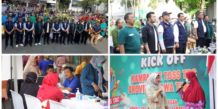 Kemenko PMK dan Pemprov Jatim gelar kick off kampanye TOSS TBC di CFD Tunjungan, dorong eliminasi TBC 2030