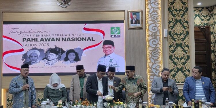 Fraksi PKB DPRD Jatim gelar tasyakuran penganugerahan Pahlawan Nasional 3 tokoh Jatim