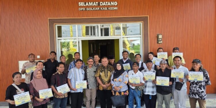 Hadi Setiawan salurkan bantuan pada Pelaku Budaya di Kediri