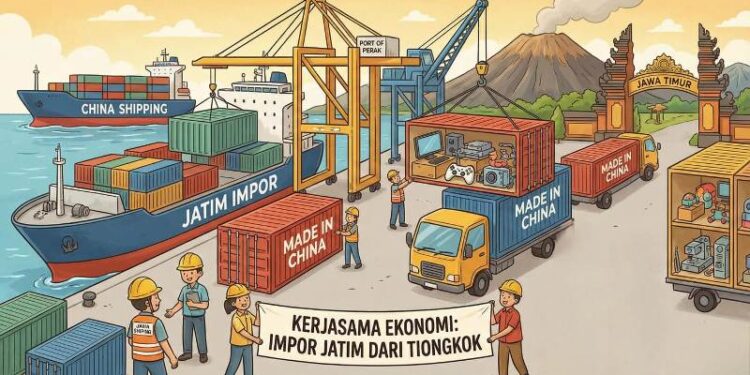 Tiongkok dominasi impor nonmigas Jatim, perhiasan catat lonjakan nilai hingga 121 persen