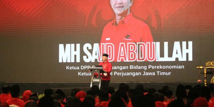 Said Abdullah kembali pimpin PDIP Jatim, Deni Wicaksono, Wara Sundari Renny Pramana Sekertaris dan Bendahara PDIP Jatim