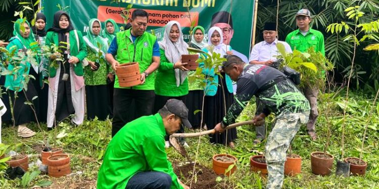 PKB tanam serentak di berbagai daerah, bibit pohon ucapan Selamat Muswil