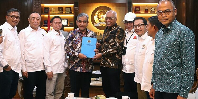 Audiensi dengan PWI, Ahmad Muzani: Hati Saya Tetap Wartawan 