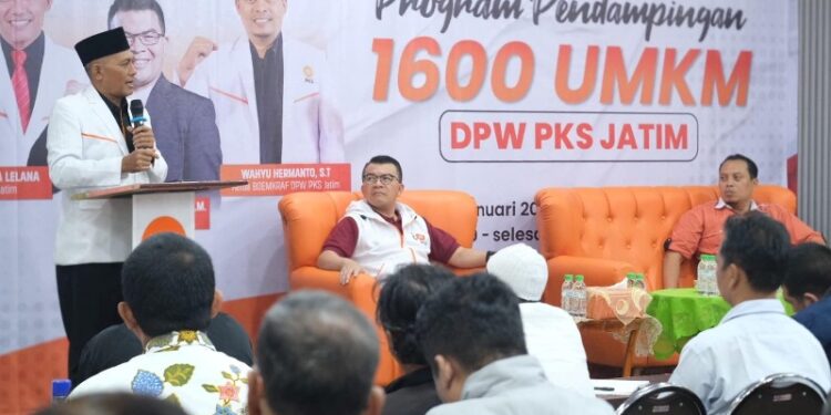 Dampingi 1.600 UMKM selama setahun. Ini wujud komitmen PKS Jatim dalam mendorong UMKM naik kelas, mandiri, dan berdaya saing